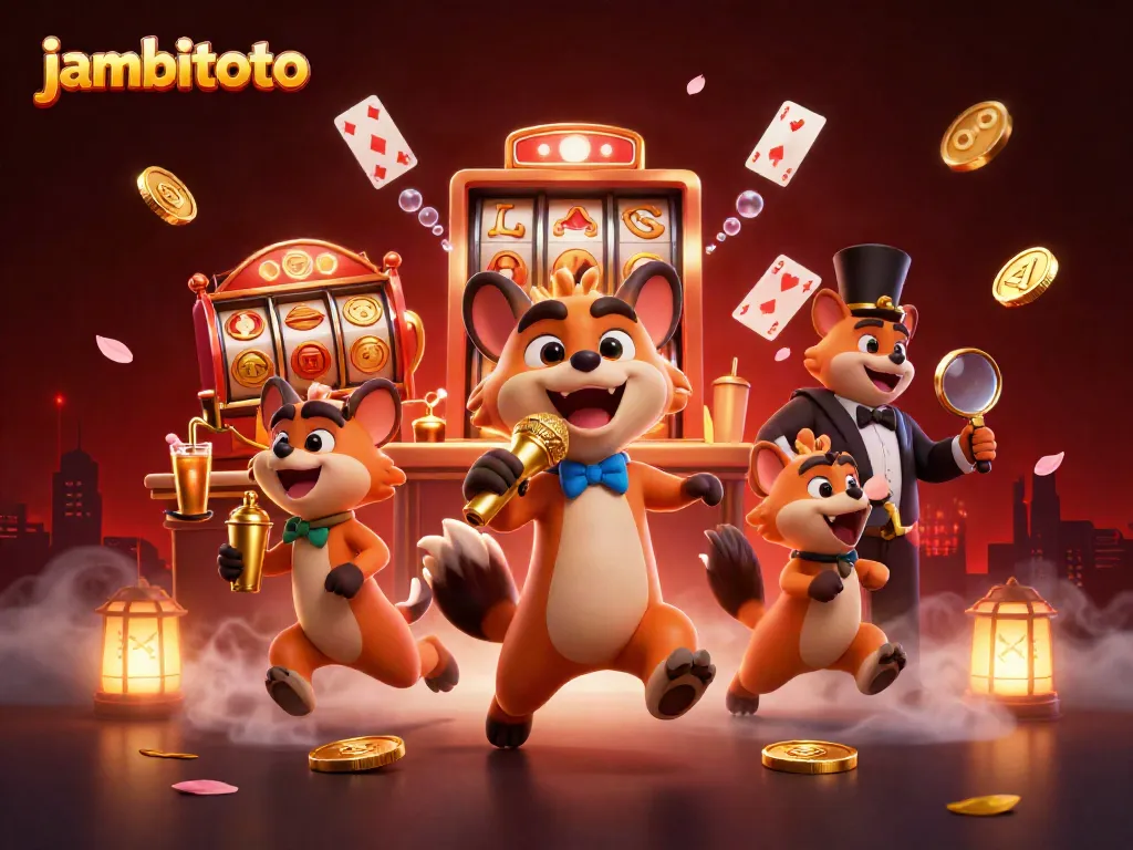 Engage in vibrant casino fun with jambitoto while hyenas showcase gaming adventures and spectacular jackpots.