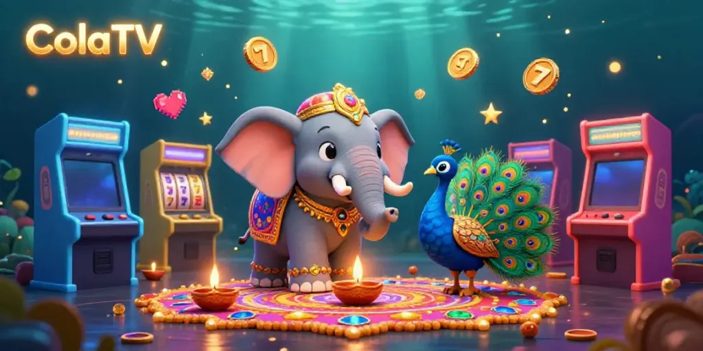 Experience ColaTV's high-energy slot gaming with vibrant characters and dynamic visuals.