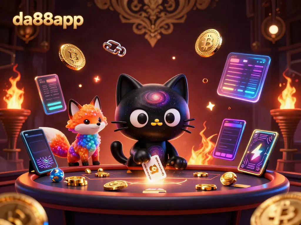 Engage in the exciting world of da88app with captivating cosmic casino game elements and characters.