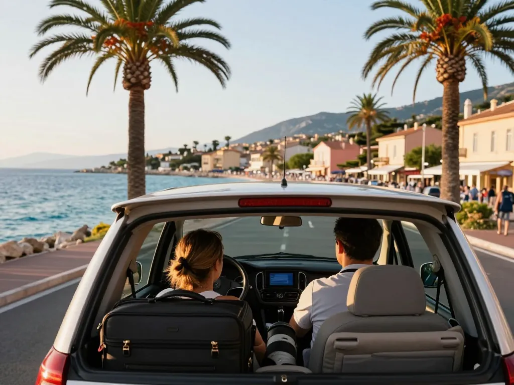 Taxi Saint Tropez offrant un transport premium le long de magnifiques routes côtières avec des vues pittoresques.