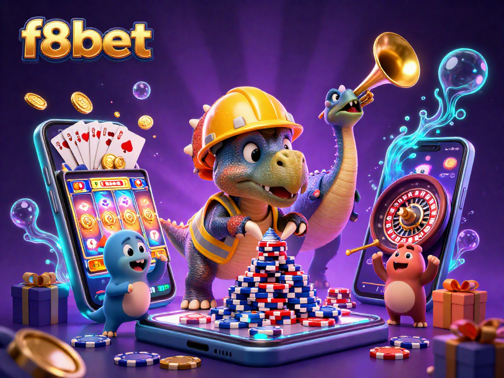 Engage with f8bet's exciting gaming world through a vibrant digital celebration of casino activities.