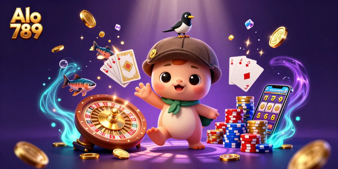 Alo 789 brings dynamic online gambling excitement with engaging characters and stunning 3D casino elements.