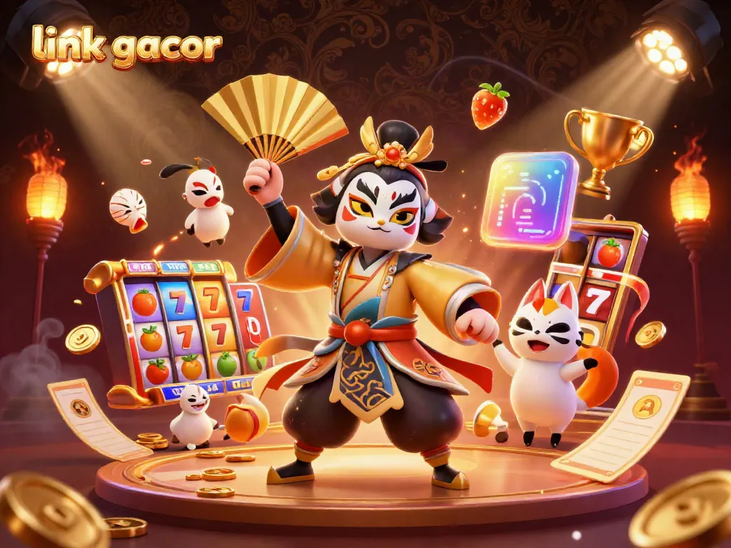 Engage with link gacor to experience a vibrant online slot journey with dynamic characters and gaming elements.
