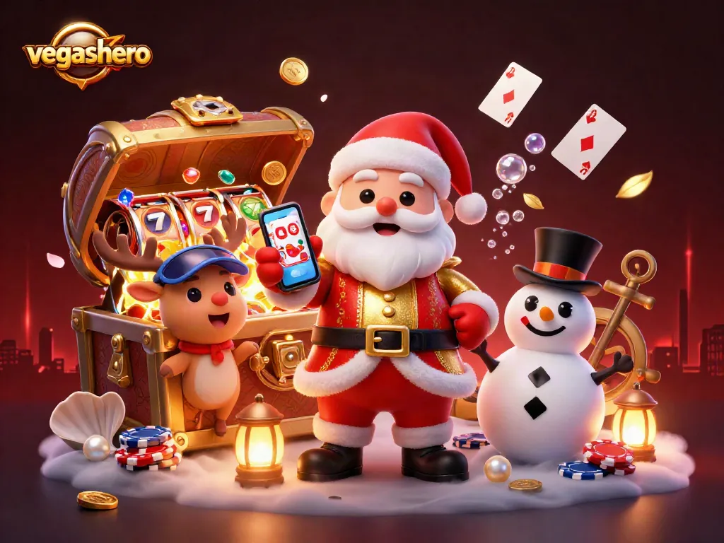 Experience vegashero with a lively 3D casino scene featuring vibrant characters and exciting game elements.