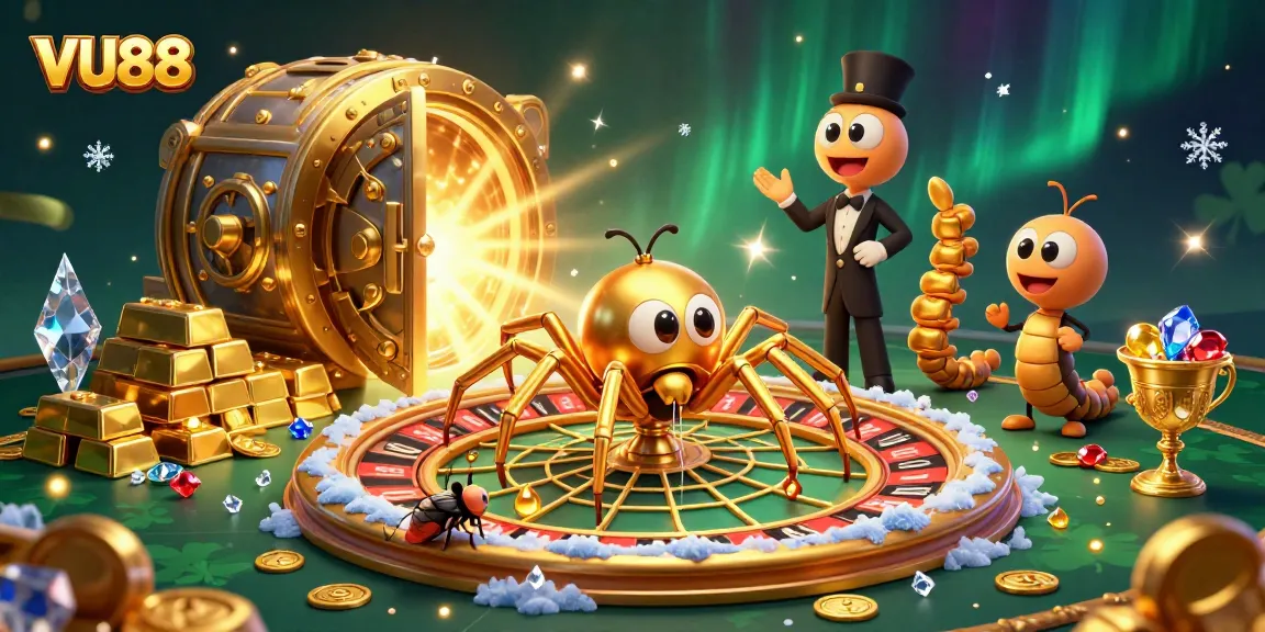 Catch thrilling action at VU88 with vibrant 3D casino games featuring captivating roulette and colorful gems.