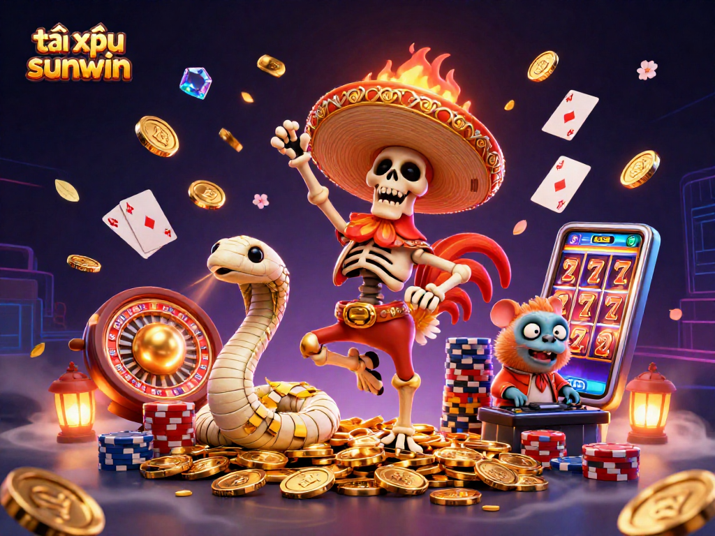 Engage in thrilling gameplay with tài xỉu sunwin while enjoying vibrant visuals and dynamic 3D elements.