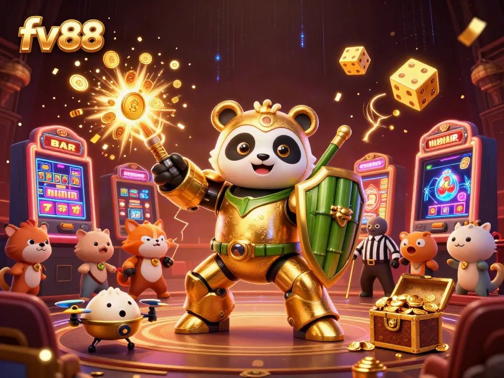 Experience thrills and excitement with fv 88 in a vibrant casino scene filled with action and celebration.