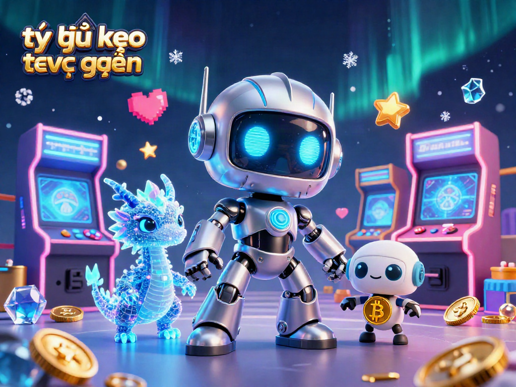 Engage with tỷ lệ kèo trực tuyến featuring a vibrant 3D cyberpunk casino scene.