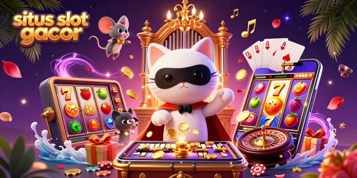 Experience thrilling gaming with situs slot gacor in an ultra-detailed 3D casino scene.