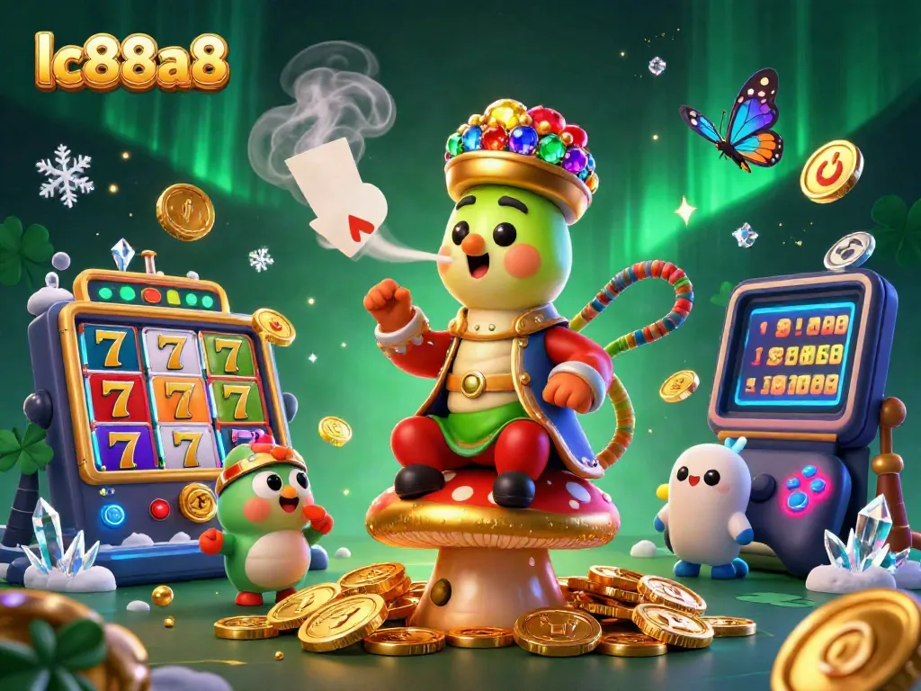 Experience thrilling gaming at lc88a8 with vibrant casino visuals and colorful jackpot elements.