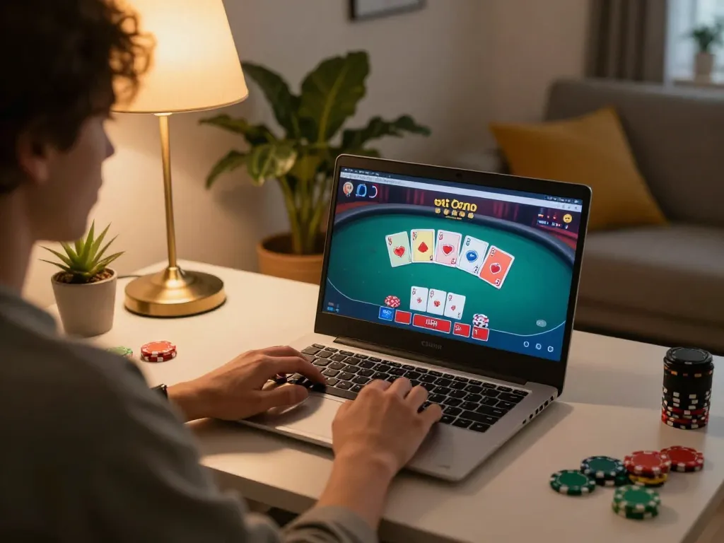 Experience professional online gaming at home with Say88 uy tín, showcasing dynamic poker action.