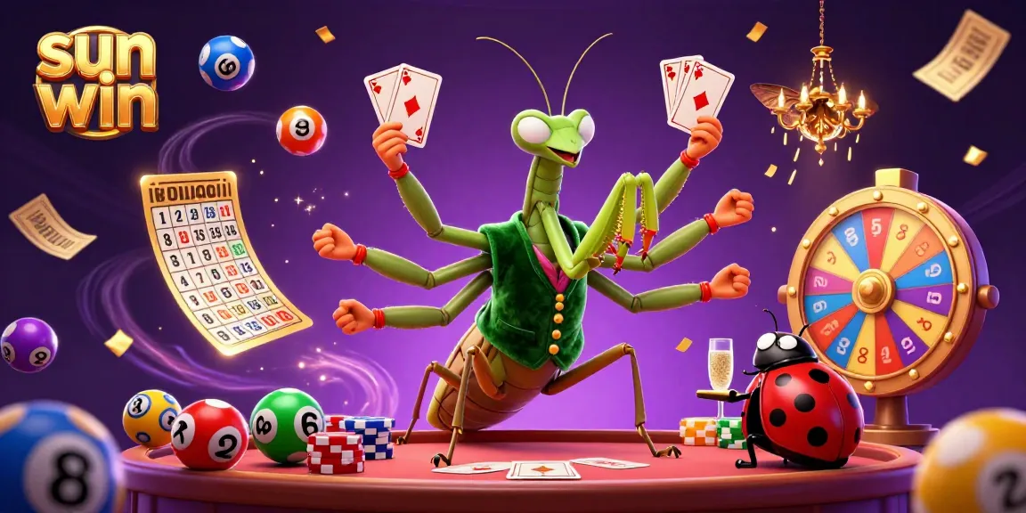 Engage with the sun win gaming experience through dynamic casino elements and vibrant characters in an exciting atmosphere.