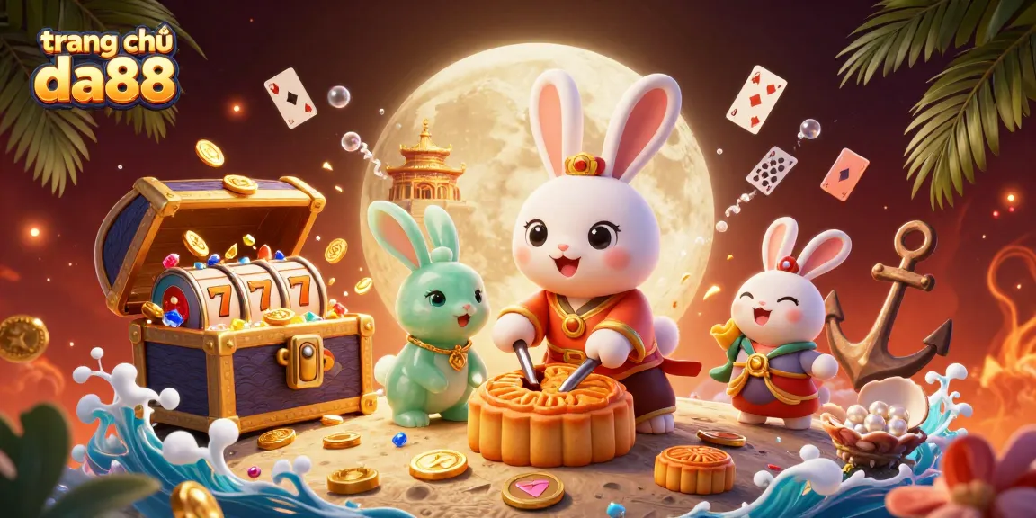 Immerse yourself in the vibrant world of trang chủ da88 with a festive gaming scene showcasing playful elements.