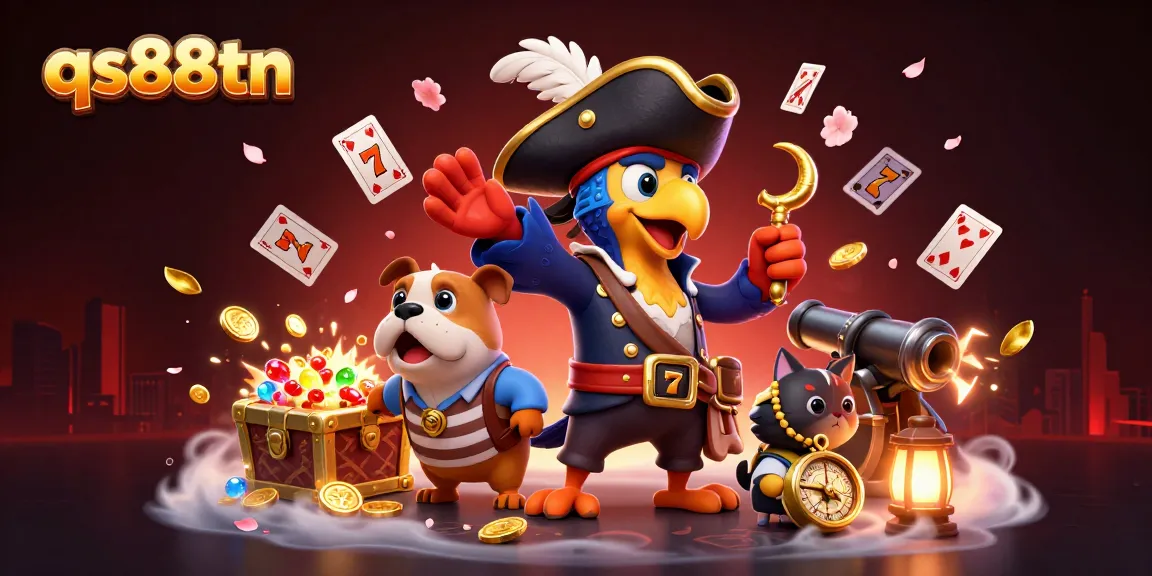 Engage in exciting games at qs88tn with thrilling slot reels and vibrant casino elements.