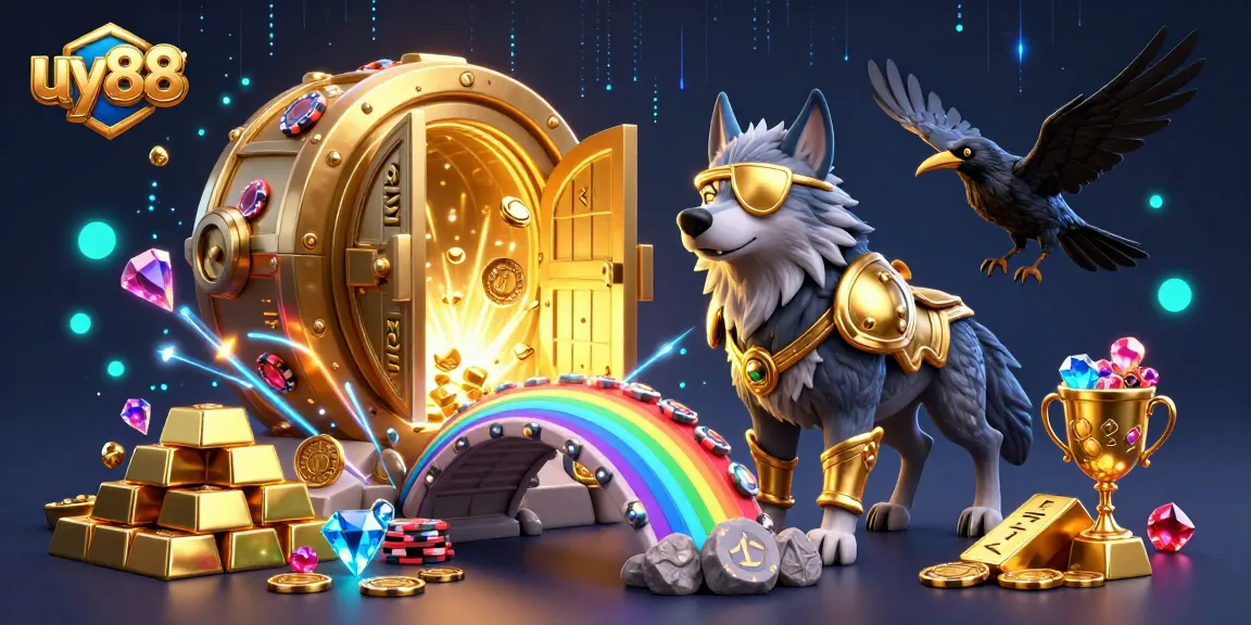 Engage with uy88's vibrant casino adventures featuring Odin, ravens, and treasure vaults.