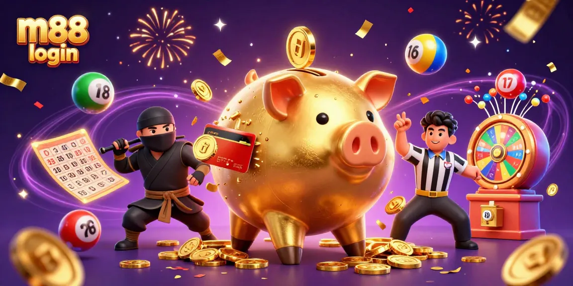 Engage in lucrative bets with M88 login at the thrilling online casino, enhanced with vibrant gaming elements.